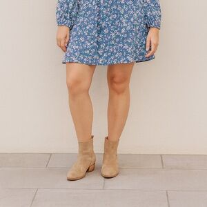 Hush Puppies Sierra Chelsea Taupe Suede Ankle Boots Women’s Sz‎ 8.5